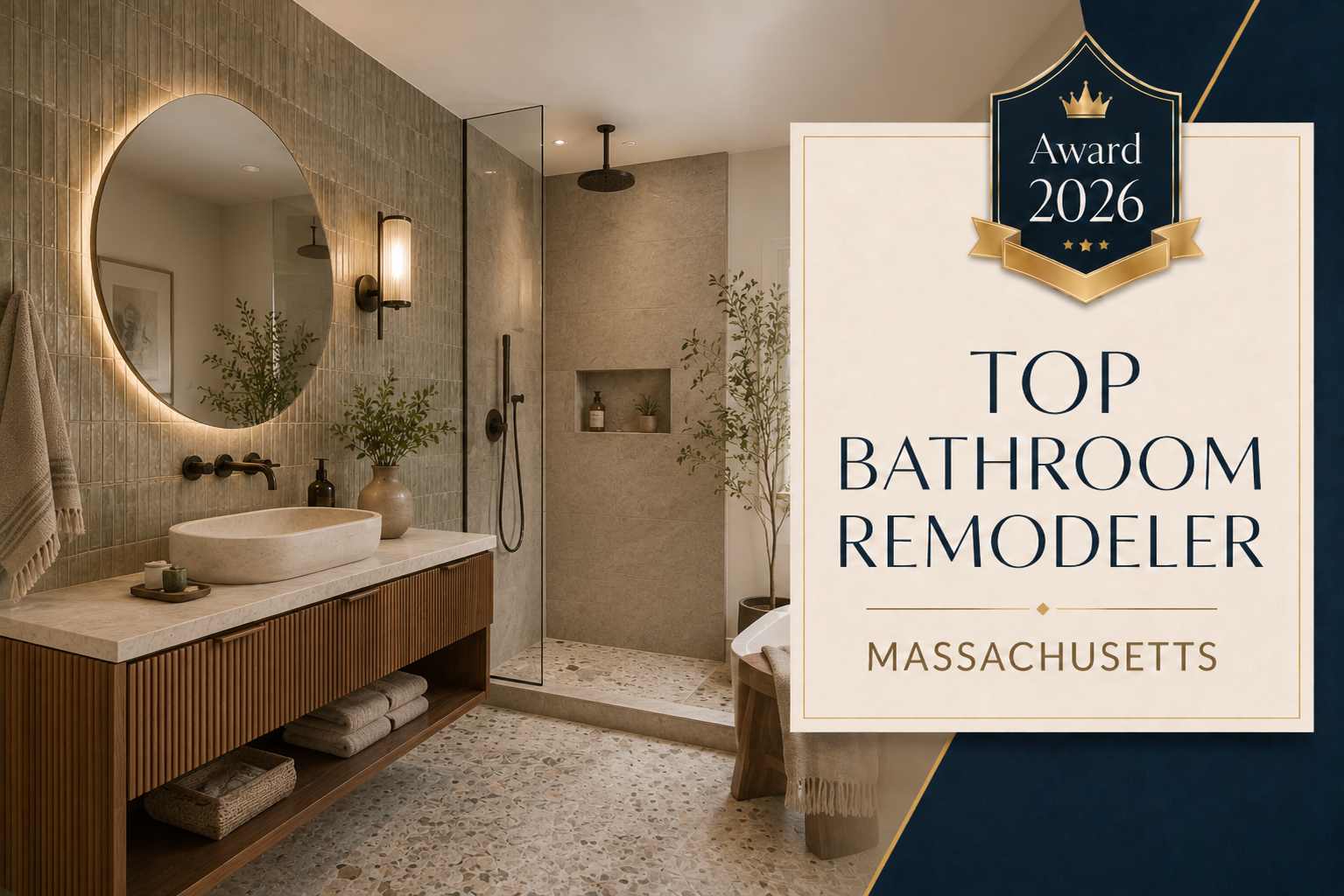 Patriot Bath Remodeling Named Top Bathroom Remodeler in Massachusetts for 2026
